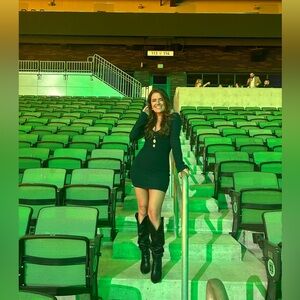 Steve Madden ranger black knee high boots